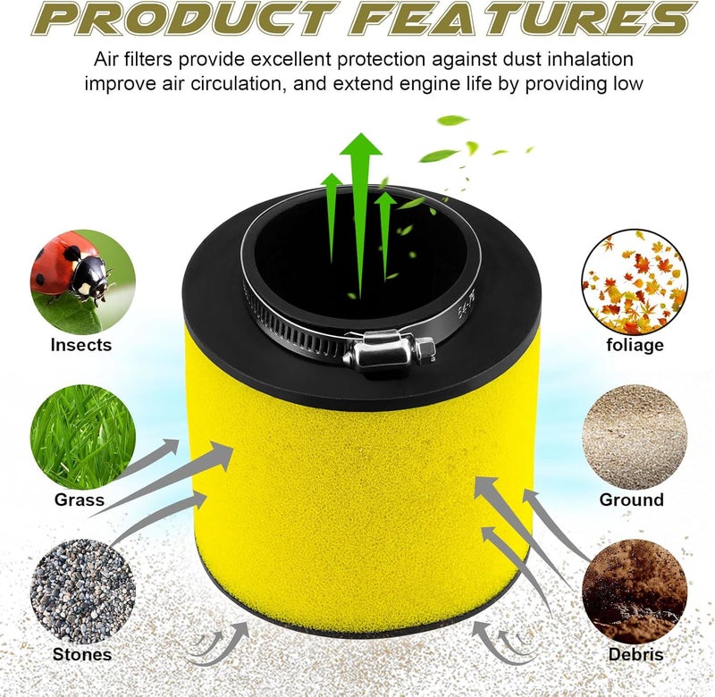 Oceanair TRX 300 Air Filter for Honda Fourtrax 300 Foreman 450 TRX 300 TRX300FW TRX 400 TRX400FW Foreman 400 TRX 450 TRX450FM TRX450S TRX450FE TRX450ES Replace 17254-HC5-900 - Image 5